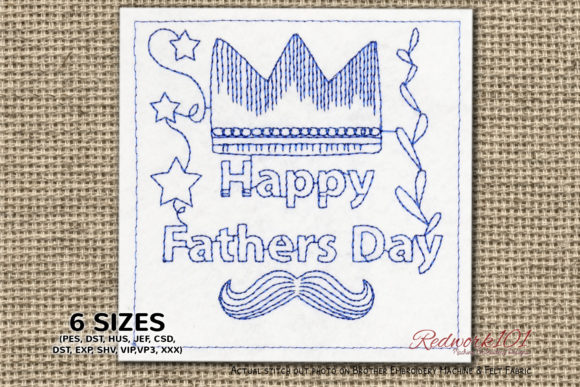 Fathers Day Crown Bluework: A Seasonal Design Review