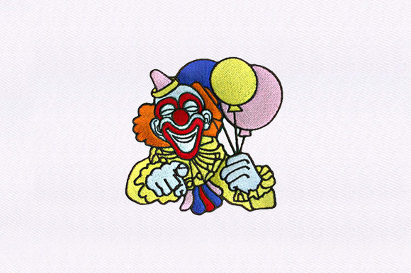 Friendly Clown: A Craft Fair Embroidery Review