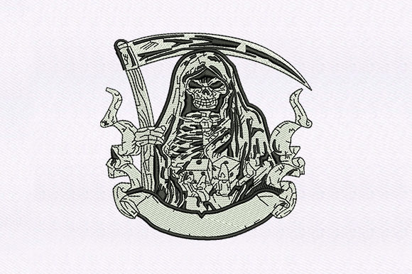 Grim Reaper Embroidery: A Designer's Holiday Review