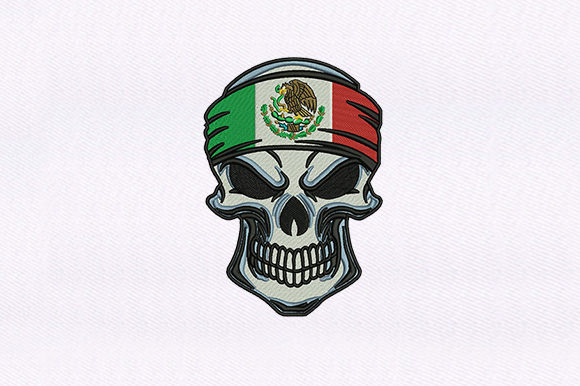 Mexican Skull: A Bold Halloween Embroidery Design Review