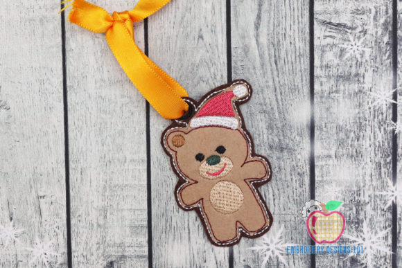 Review: Christmas Teddy Bear ITH Ornament for Business Merch