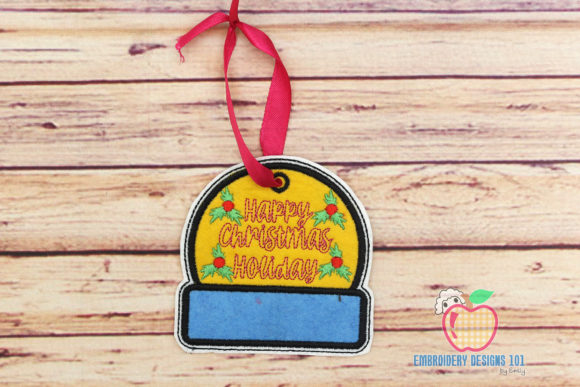 Review: Happy Christmas Holiday ITH Ornament for Craft Fairs
