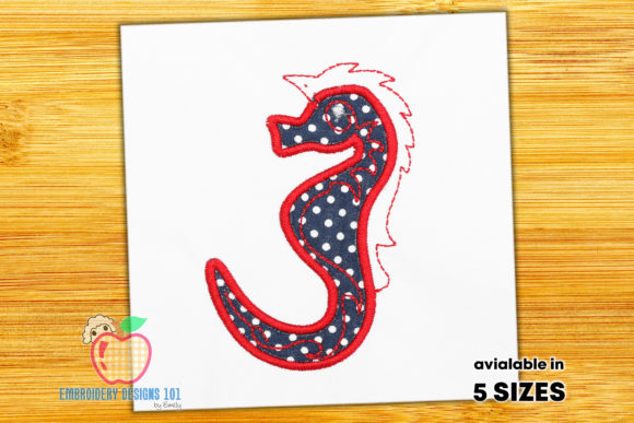 Sea Horse Applique Design: A Designer's Review for Gifts