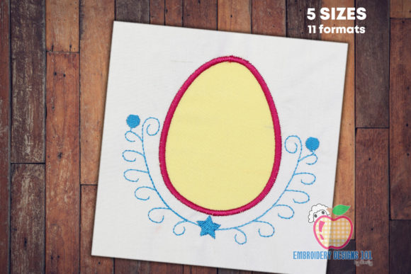 The Easter Egg with Designs Applique Review